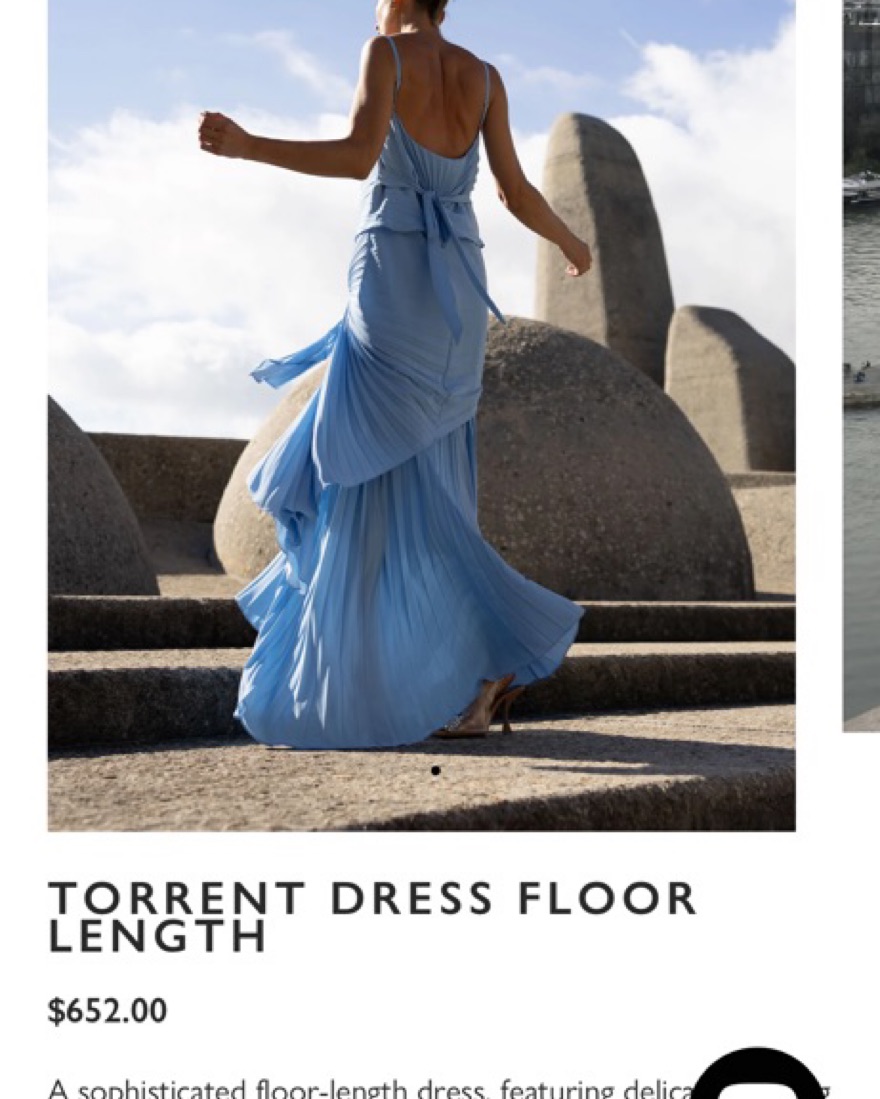 Georgia hardinge Torrent Dress by Georgia Hardinge - Pickle