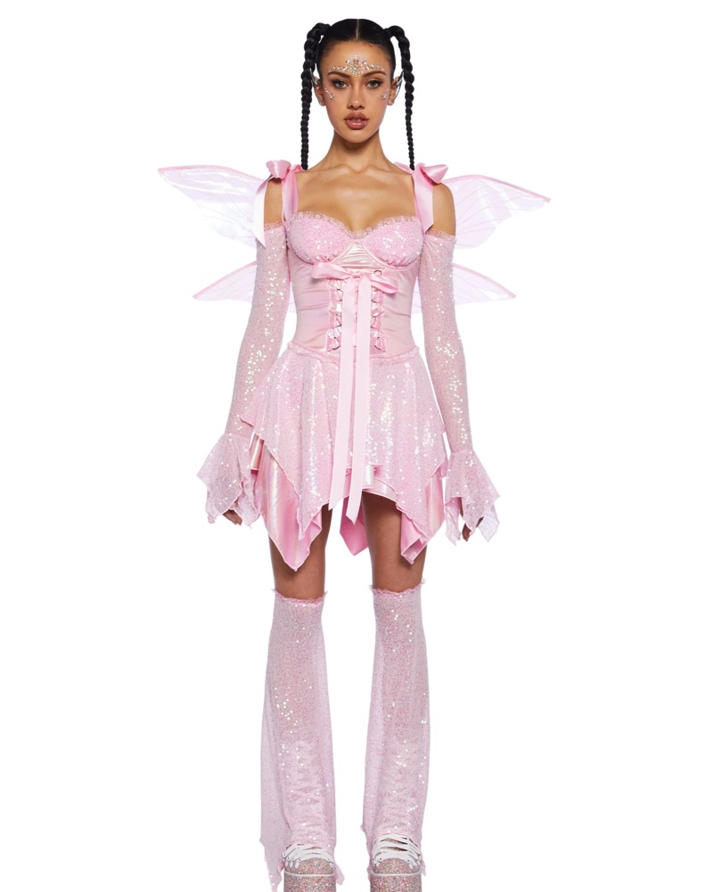 dolls kill fairy dress F Is For Fairies® Hooded Mini Dress