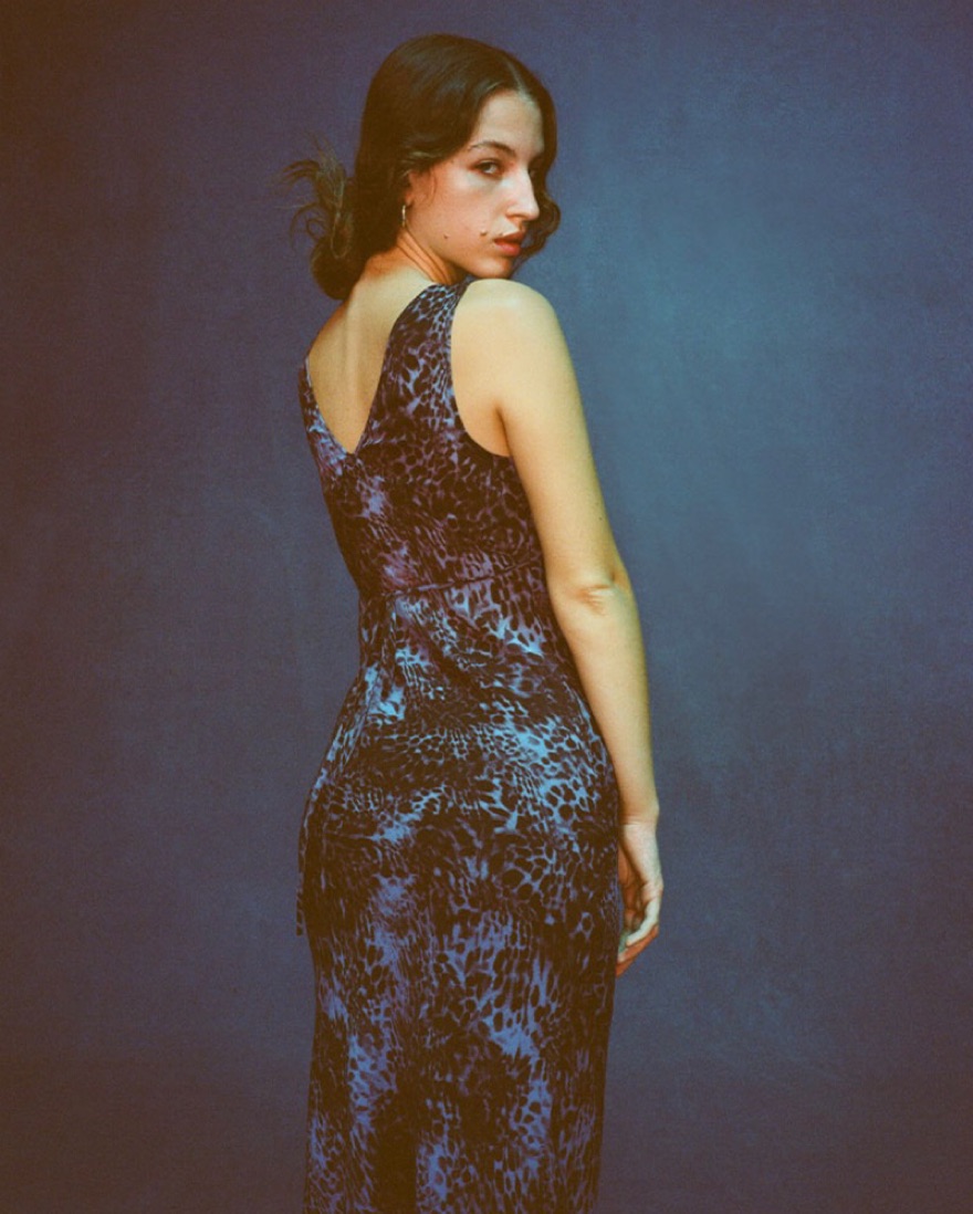 The Scarlet Dress in Purple Leopard by Realisation Par - Pickle