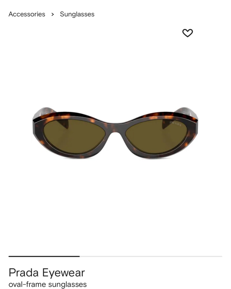 Prada Tortoise Shell Sunglasses by Prada - Pickle