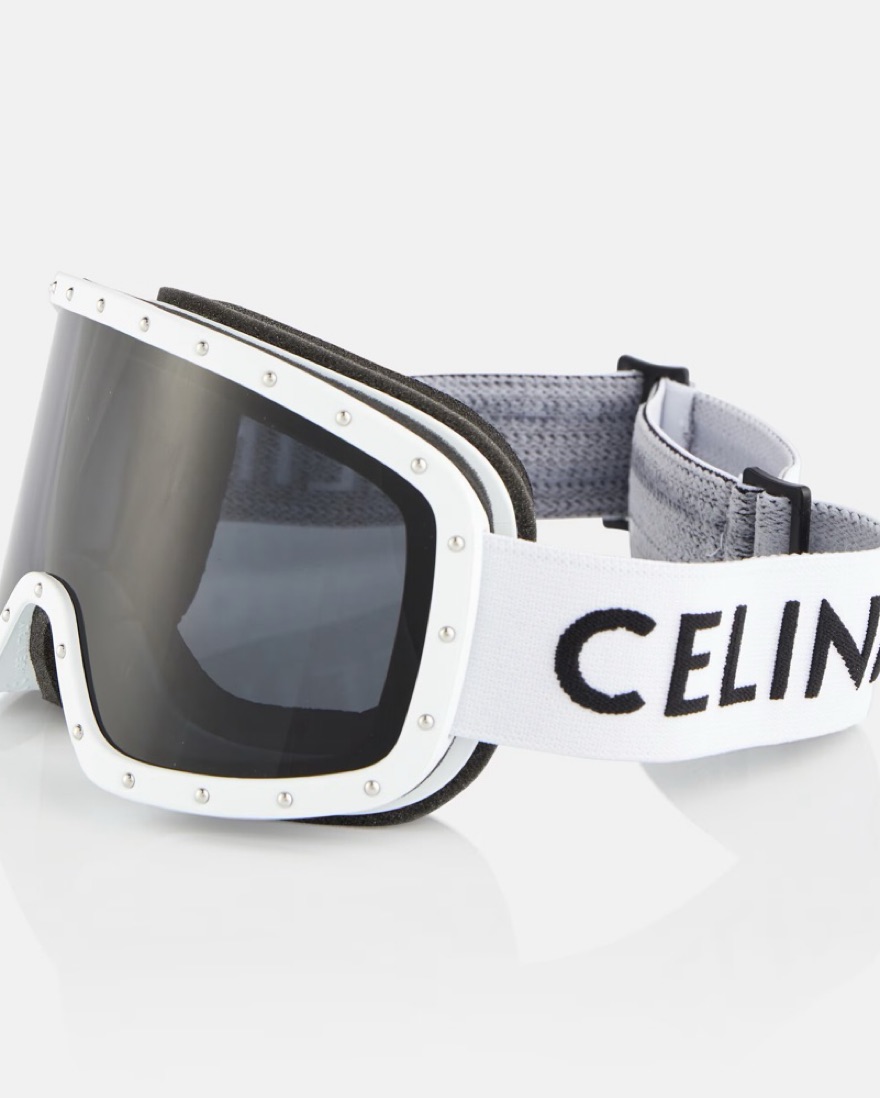 Celine White Ski Goggles | Pickle