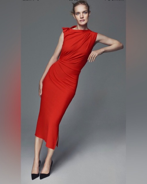 side ruched dress zara NWT ZARA SIDE RUCHED DRESS ZW COLLECTION S $109 4437