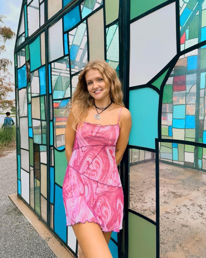 urban outfitters pink mini dress Urban Outfitters