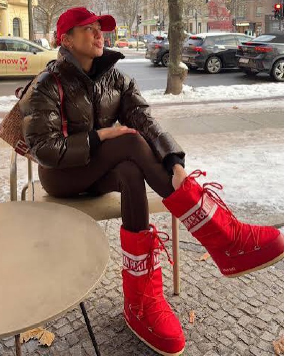 Red Moon Boots by Moon Boots - Pickle