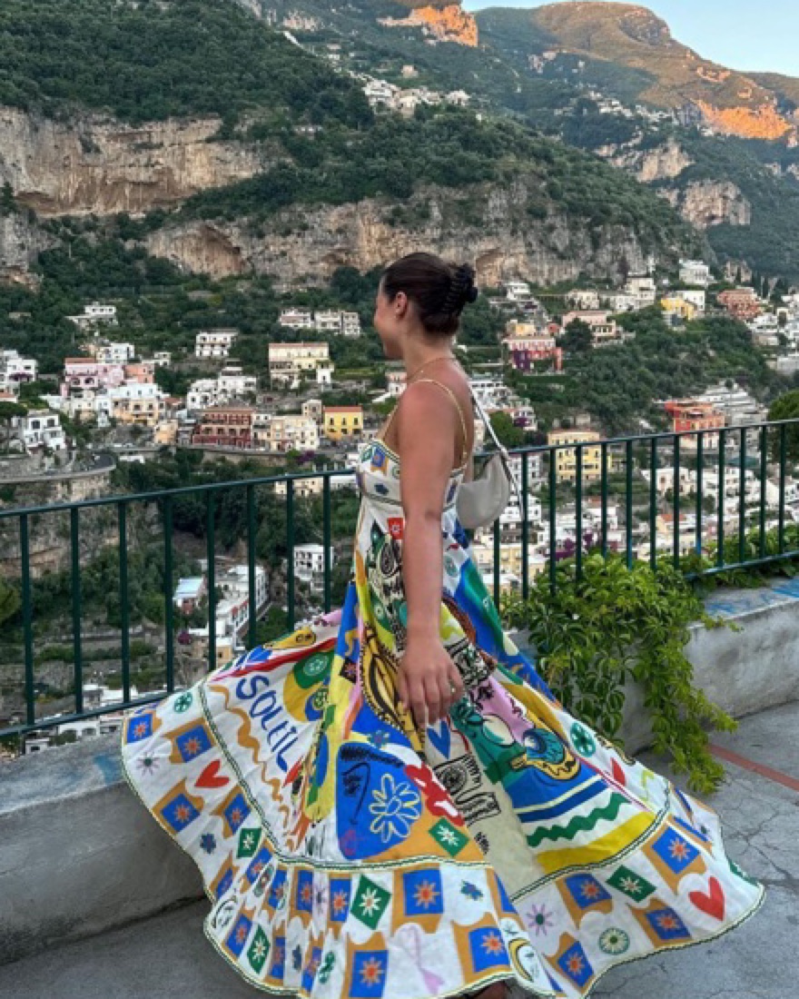 $595 Alemais Soleil Linen Midi Dress by Alemais - Pickle