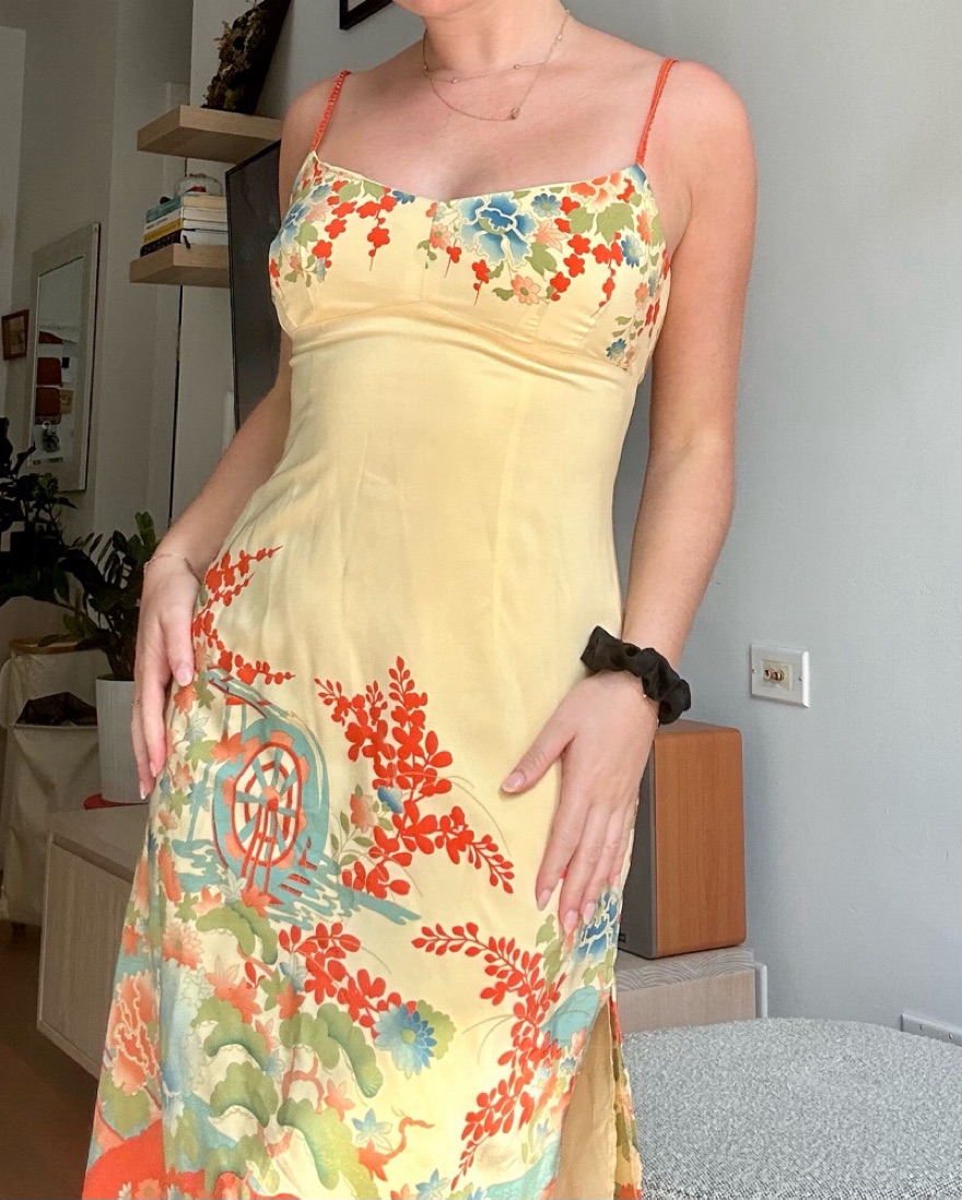 Vintage Silk Nanette Lepore Dress by Nanette Lepore - Pickle