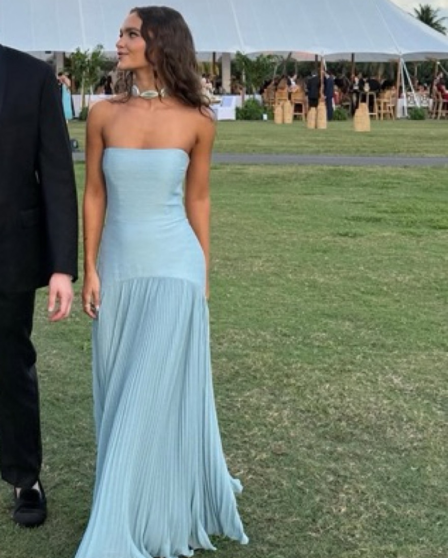 sachin and babi light blue dress Primark black dress main image 0