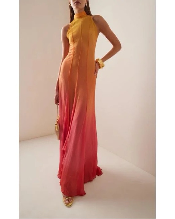 Francesca Miranda Ombre Silk Dress by Francesca Miranda - Pickle