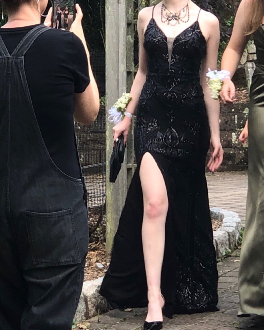 Aqua Formal Long Black Sequin Prom Dress by Aqua - Pickle