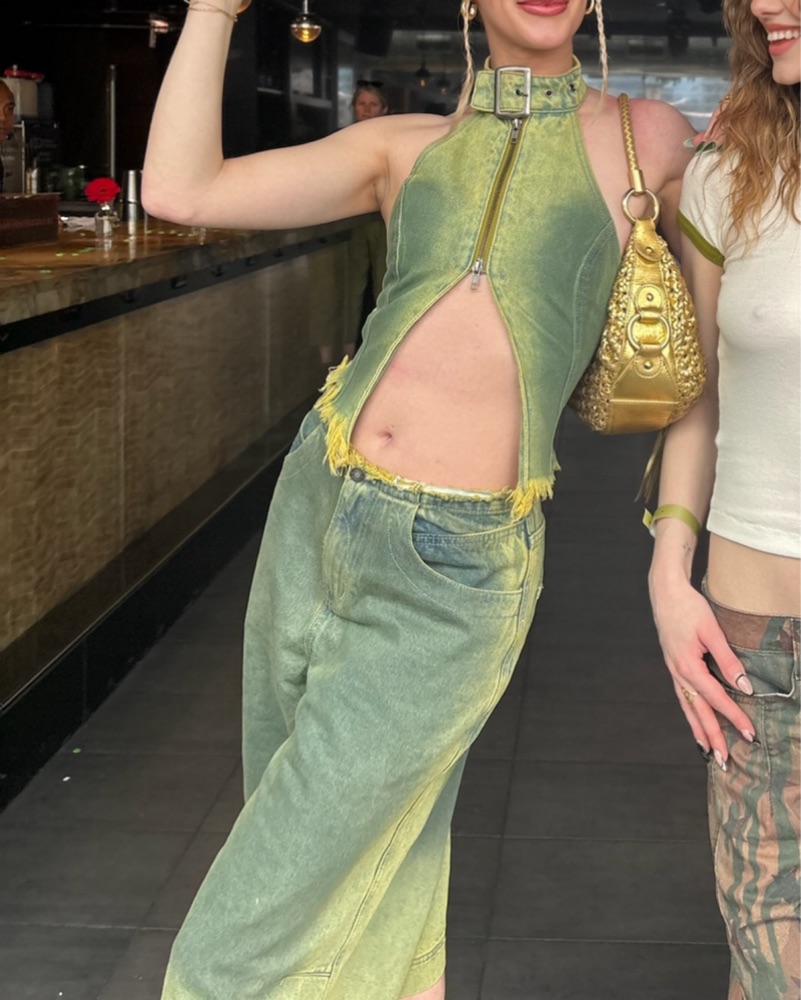 ‧˚₊*̥✧ jaded london denim onepiece Shop Not My First Rodeo 6 in 1 Multi-wear Denim Jumpsuit