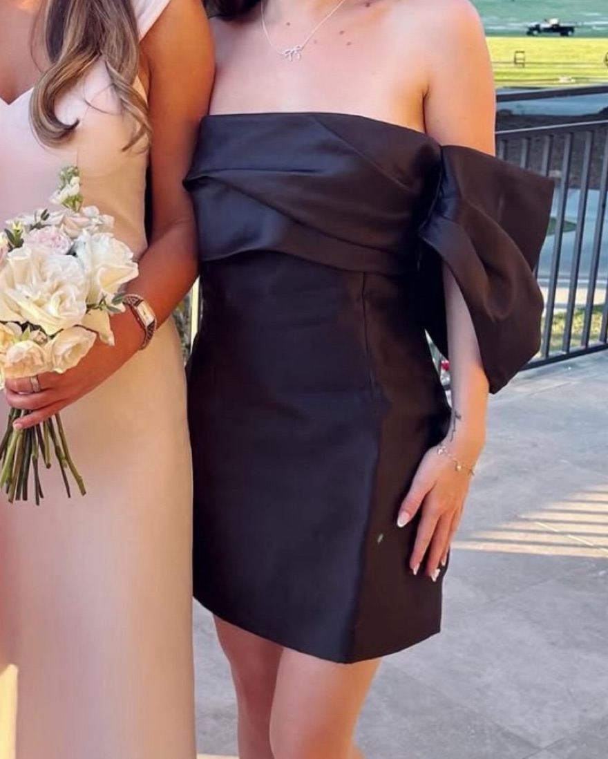 selfie leslie black dress Shellie Square Neckline Halter Maxi Dress Black
