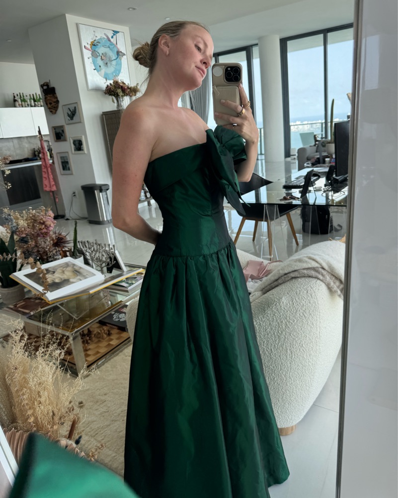 saks green dress Saks Potts - Luca Dress main image 0