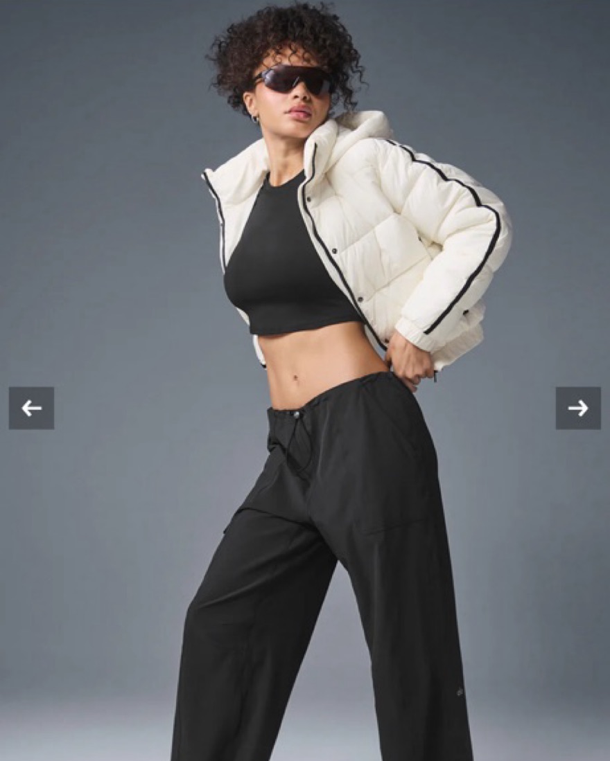Alo Aspen Love Puffer Jacket by Alo Yoga - Pickle