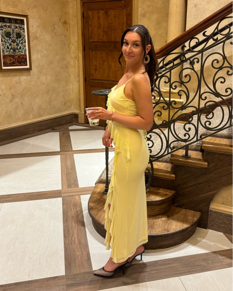 Butter Yellow Wedding Guest Dress by Beginning Boutique - Pickle