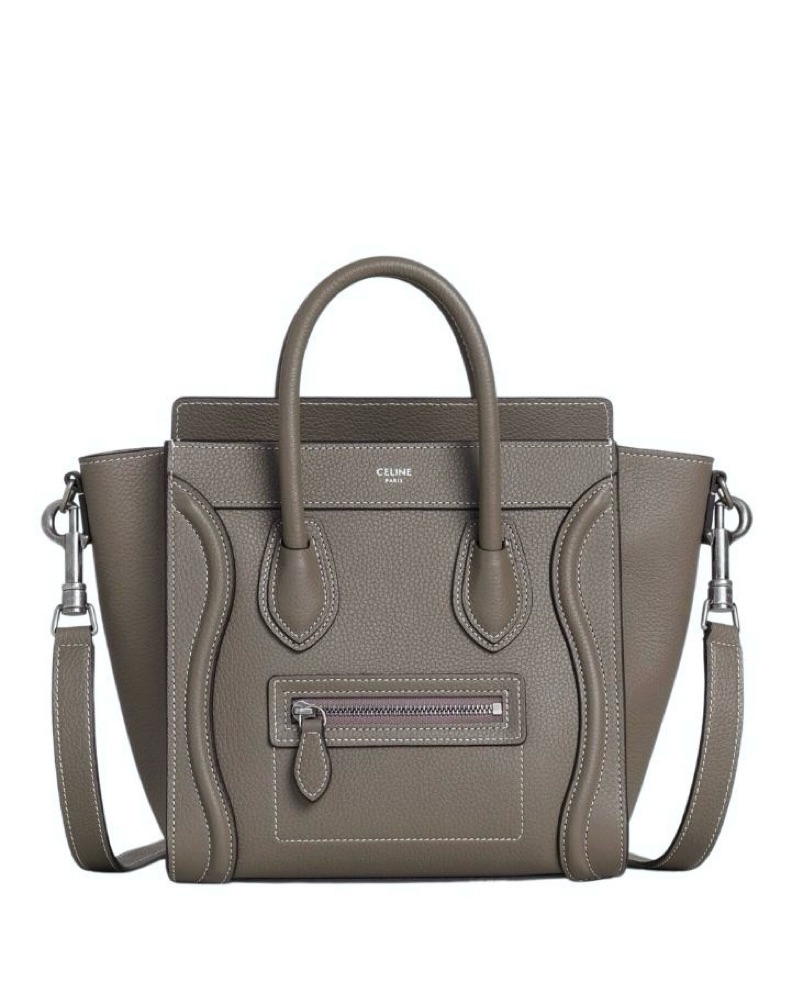 Celine Nano Luggage Bag Souris by Celine - Pickle
