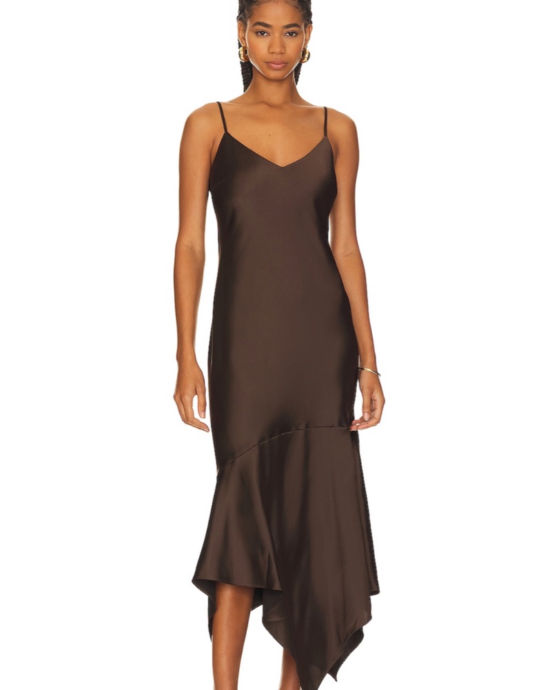 Steve Madden Lucille Midi Slip Dress by Steve Madden - Pickle
