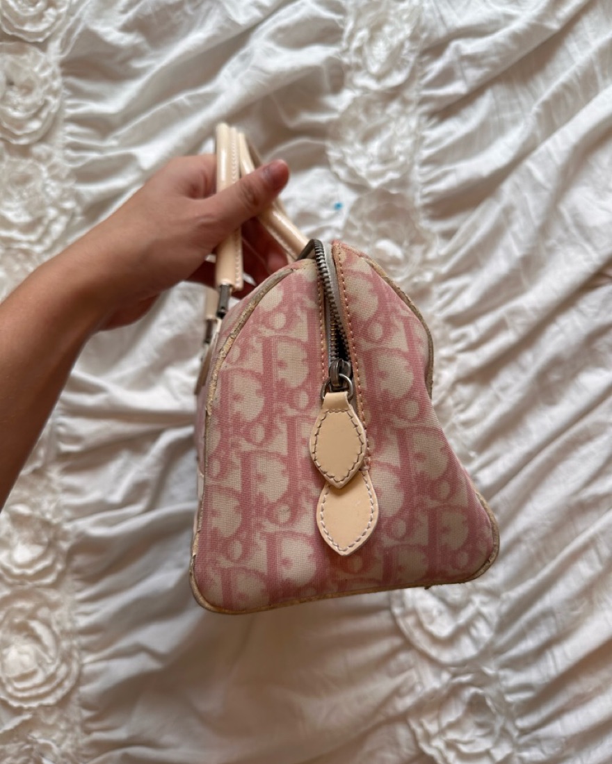 Vintage Dior Monagram Purse by Christian Dior - Pickle