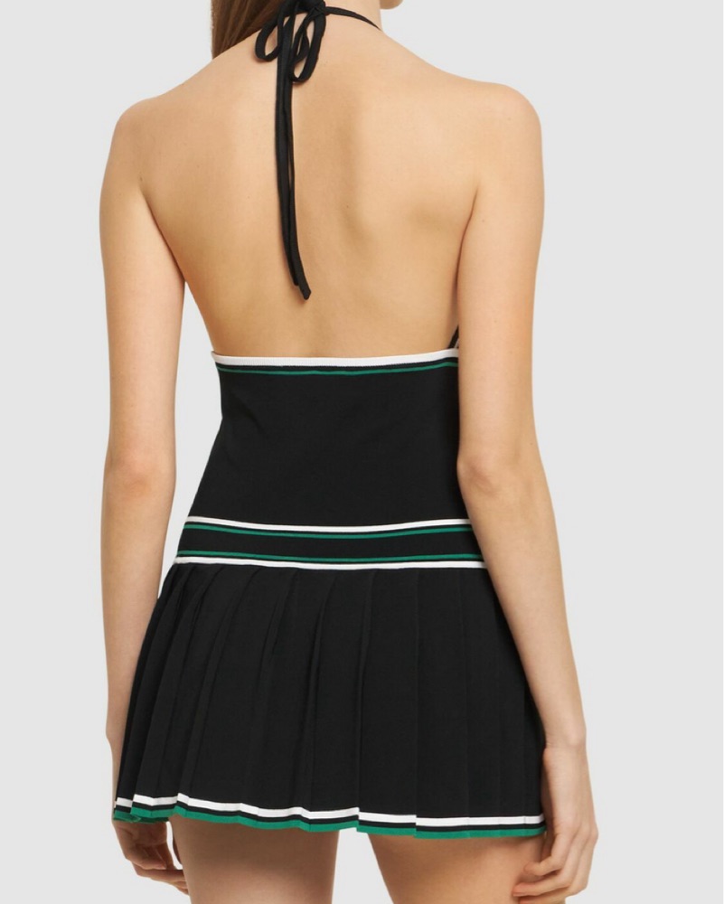 Casablanca Pleated Halter Dress by casablanca - Pickle