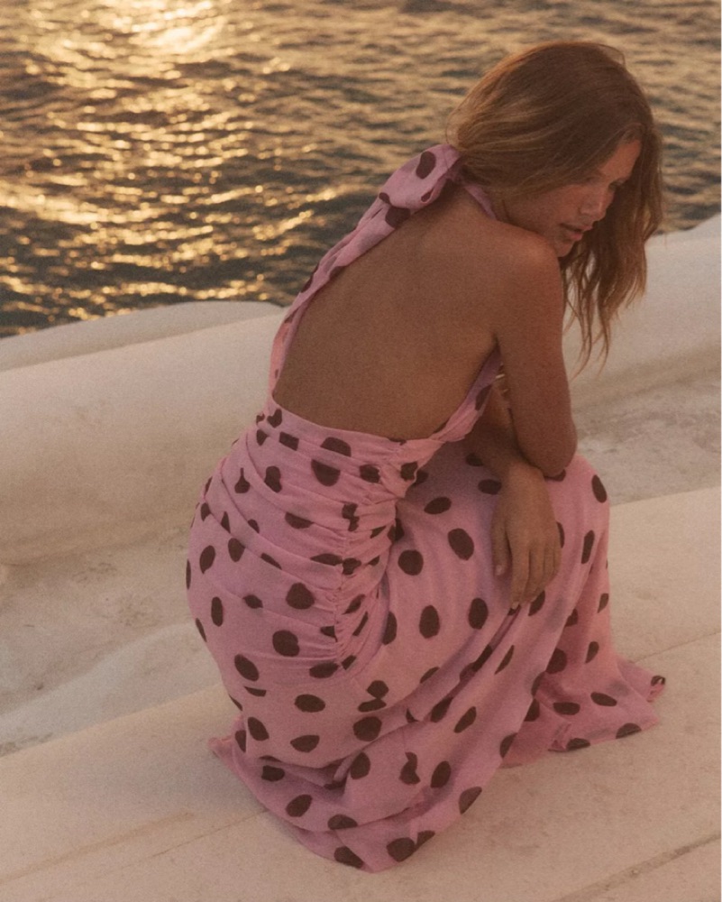 Zara Polka Dot Dress by Zara - Pickle