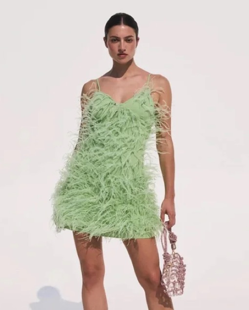 green feather mini dress Green Floral Halter Neck Maternity Maxi Dress – PinkBlush main image 1