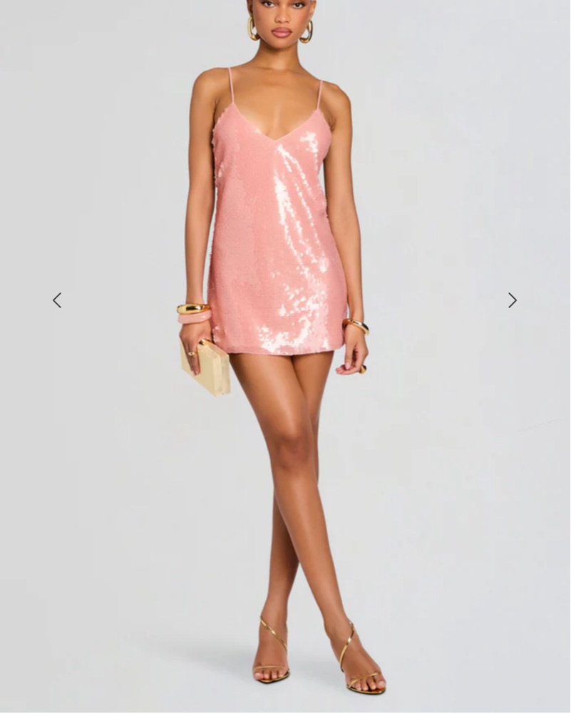 deserae sequin dress retrofte Women's Deserae Sequin Dress - White