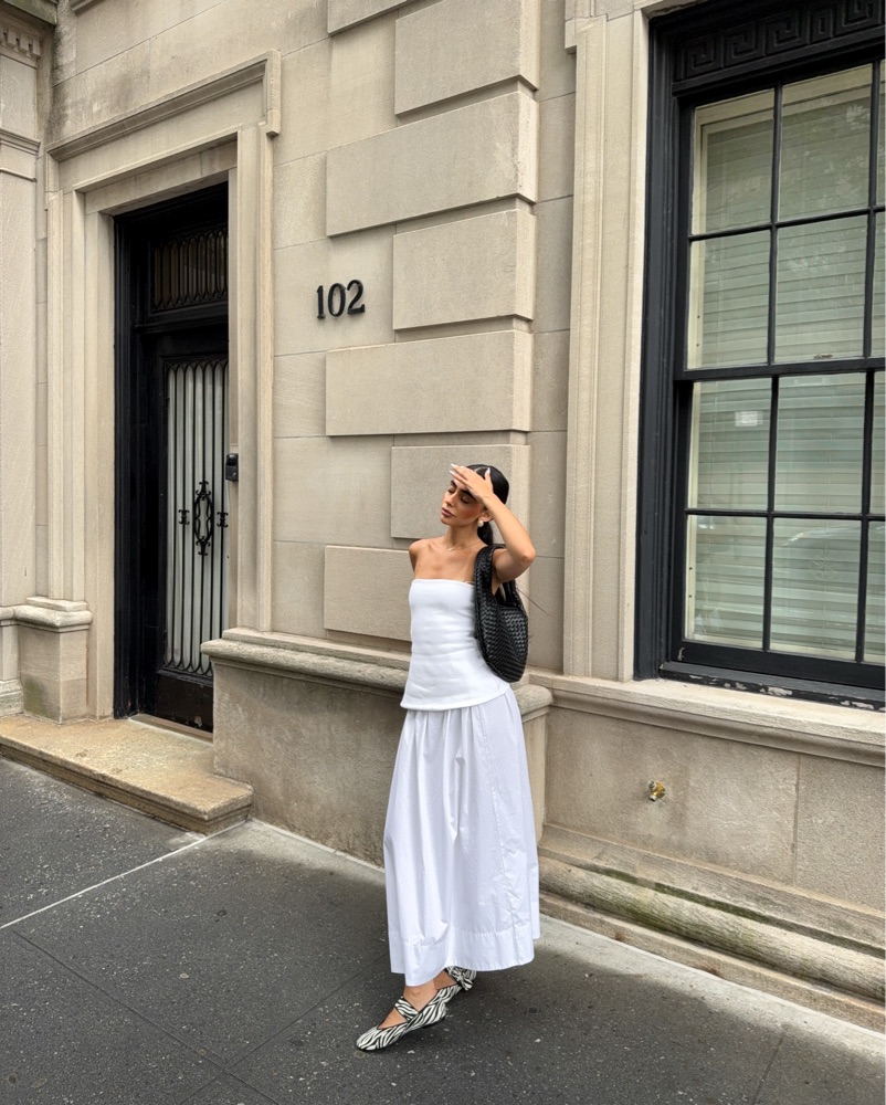 White Skirt with | Pickle