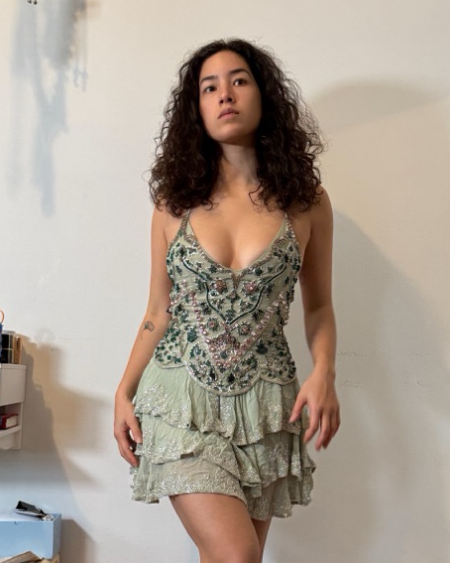 ibiza beaded dress Pearl Dress main image 1