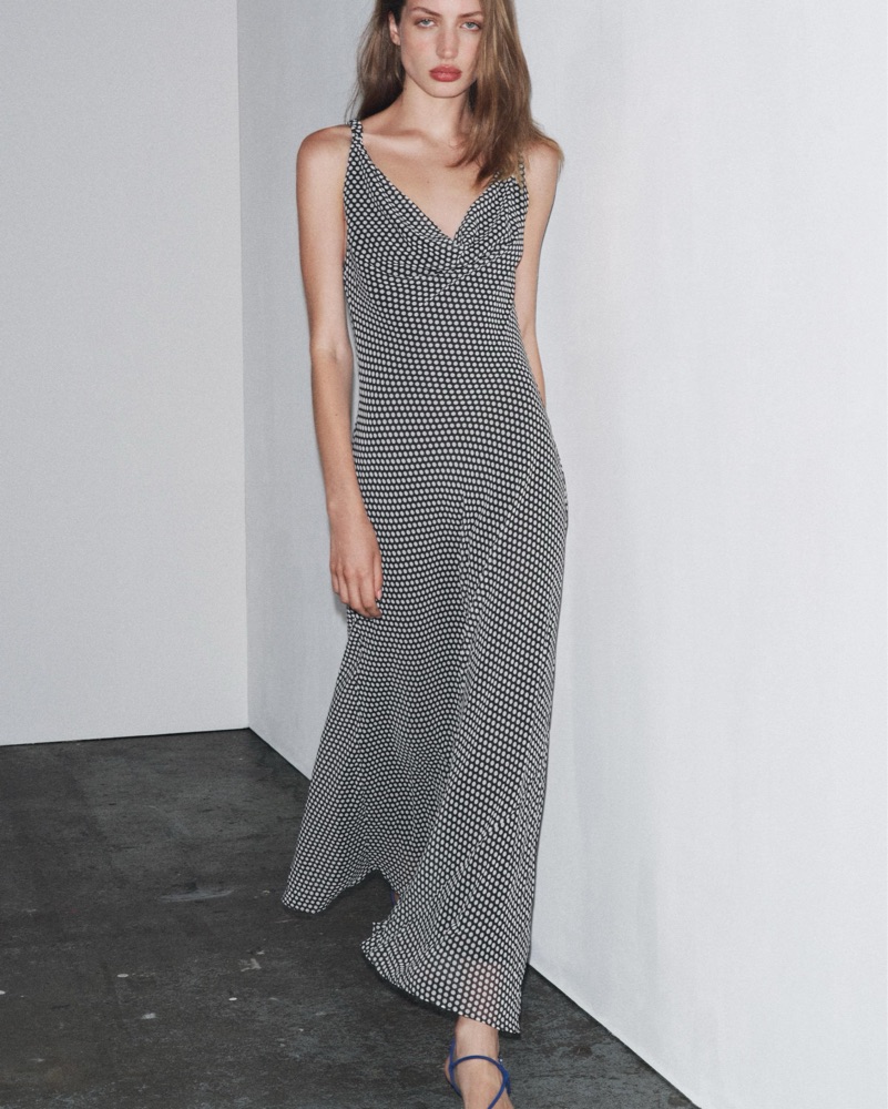 Zara Polka Dot Dress by Zara - Pickle