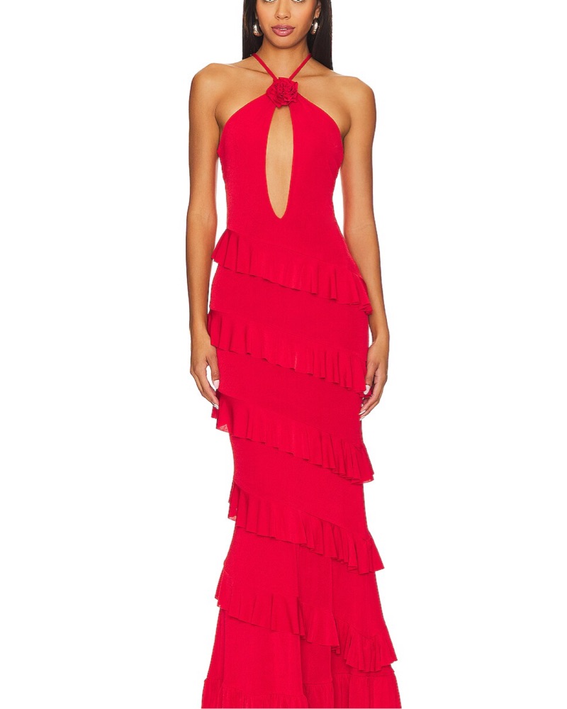 nbd red lace dress NWT NBD Revolve Be Your Distraction Red Lace Dress