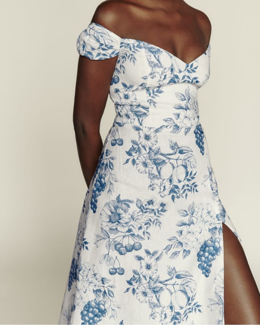 bridgton linen dress by reformation Reformation Bridgton Linen Midi Dress