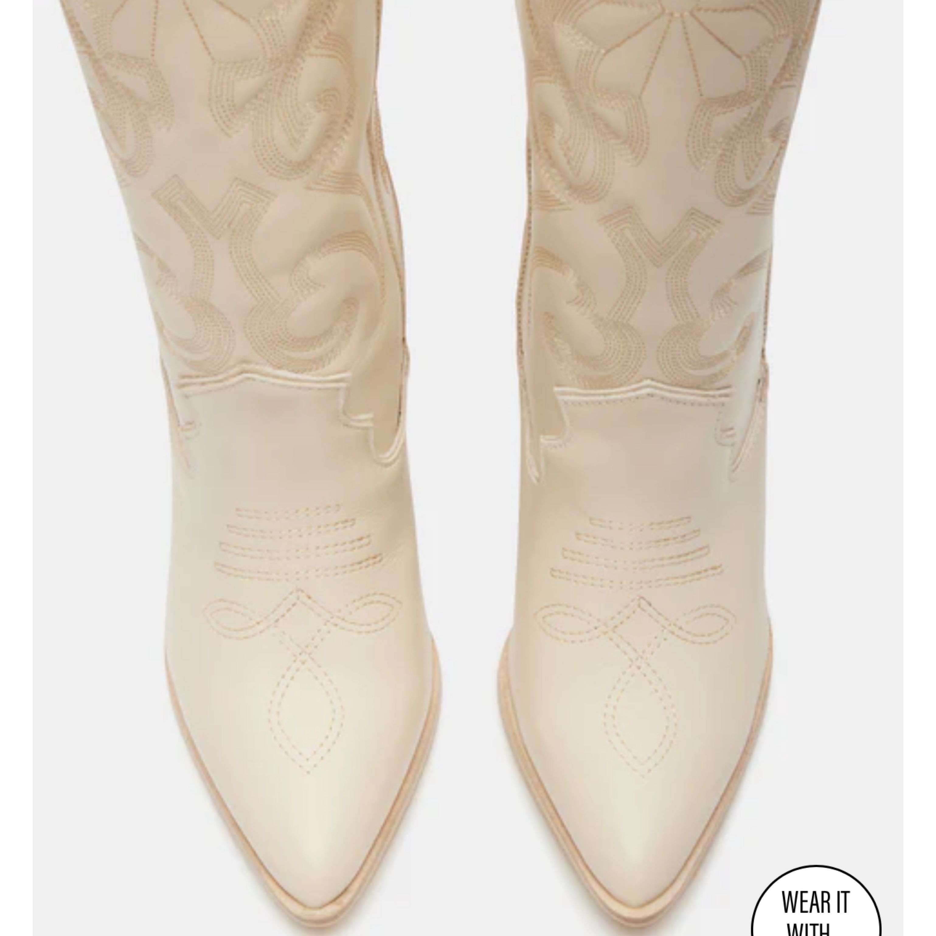 Lasso Bone Cowboy Boots by Steve Madden - Pickle