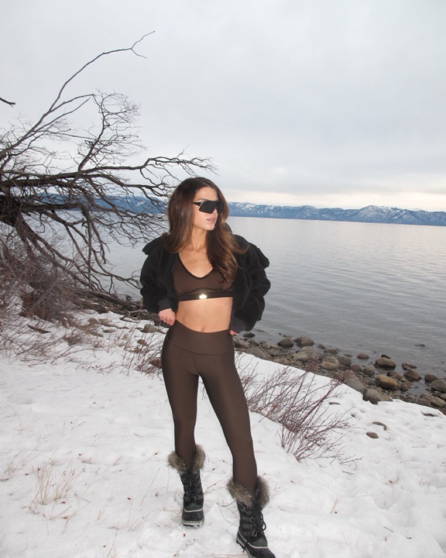 Alo Foxy Sherpa Jacket Black by Alo Yoga - Pickle