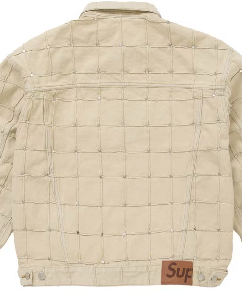 Supreme Studded Seam Denim Trucker Jacke | Pickle