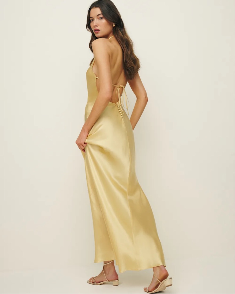 petites jeany silk dress Reformation Jeany Silk Dress Review for Bride 2024
