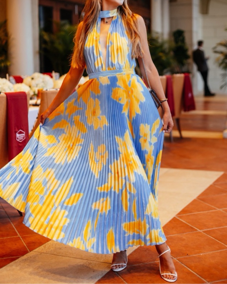 cowl neck dress blue Satin Cowl Neck Maxi Dress main image 1