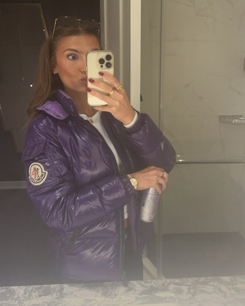 Purple Moncler Puffer by Moncler - Pickle