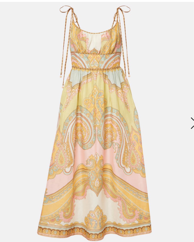 Zimmermann Maxine Midi Dress | Pickle