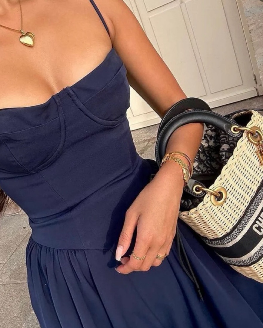 house of cb dark blue dress House Of CB Samaria Navy Dress by House of CB