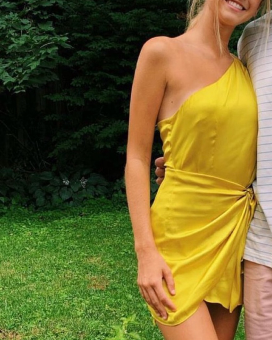 revolve yellow dress short Yellow Mini Dresses With Ruffles