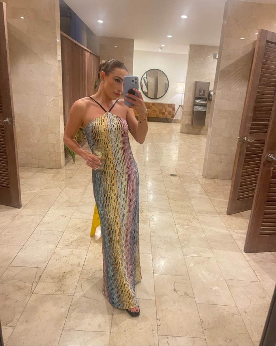 Missoni Patterned Jacquard Halter Dress by Missoni - Pickle