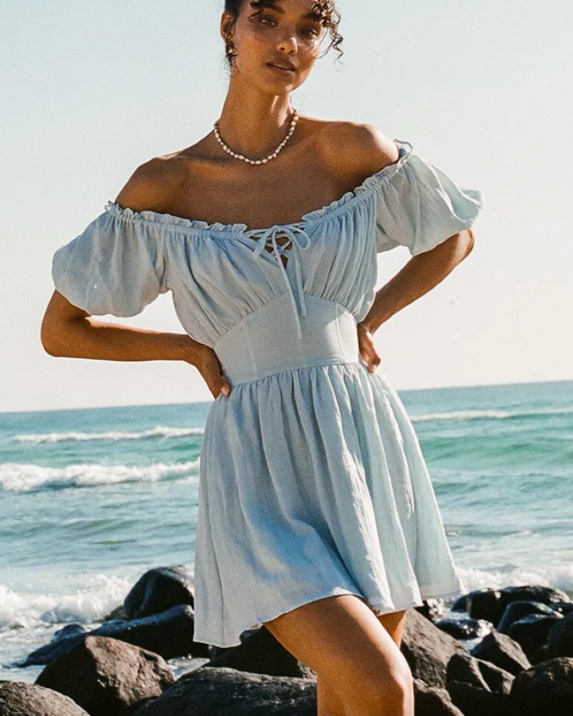 sabo skirt corset dress Sabo skirt Nyrobi Off Shoulder Dress by Sabo Skirt