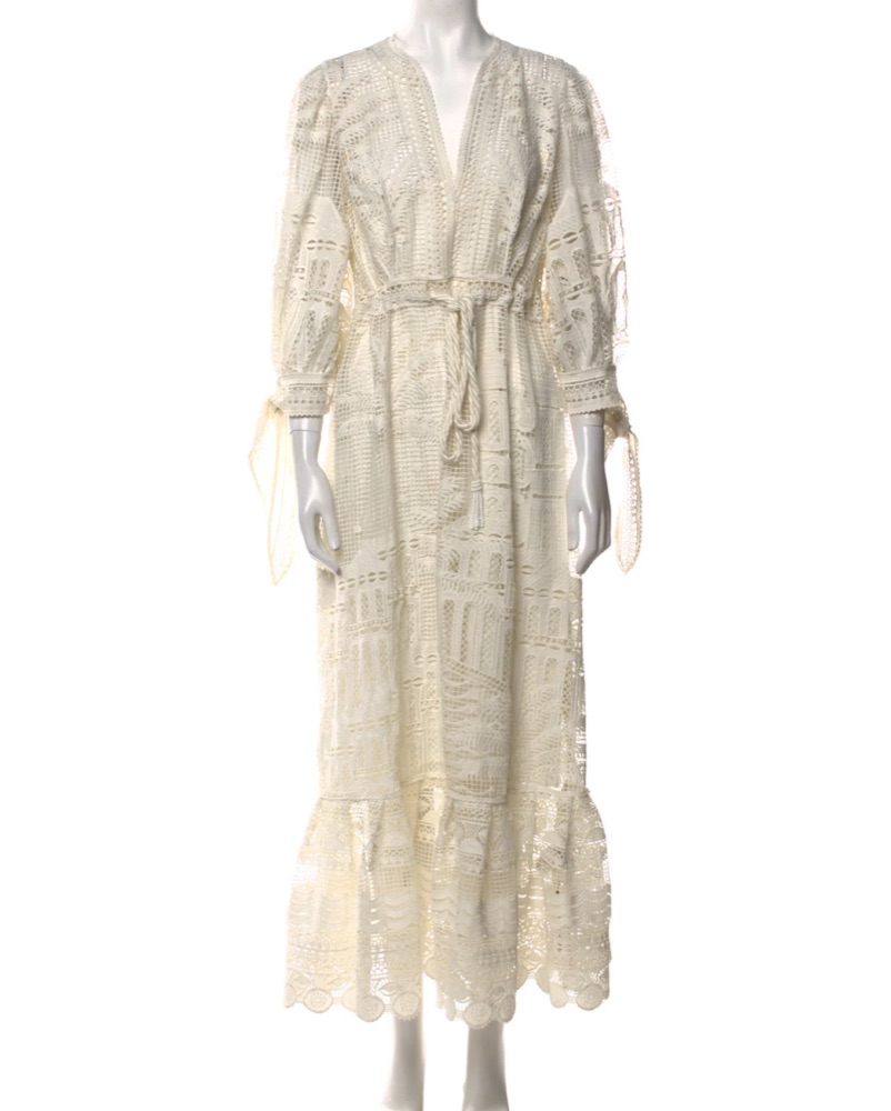 farm rio morada boa guipure lace maxi dress Morada Boa Guipure Maxi Dress