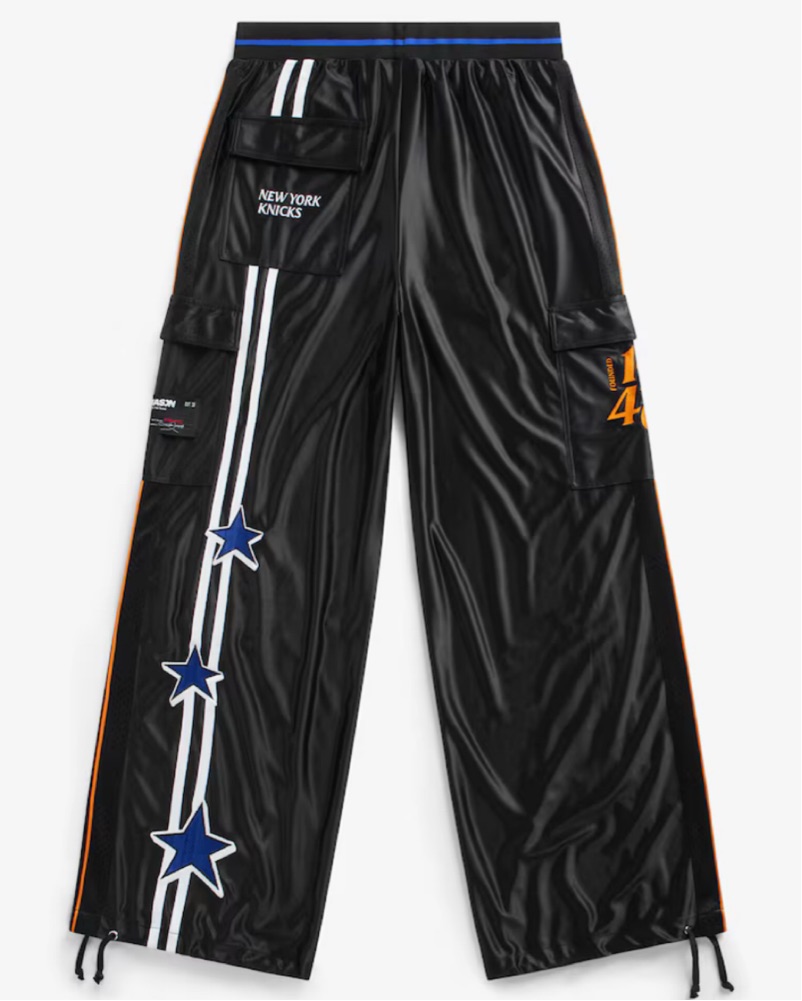 Black New York Knicks Track Pants by Off Season - Pickle