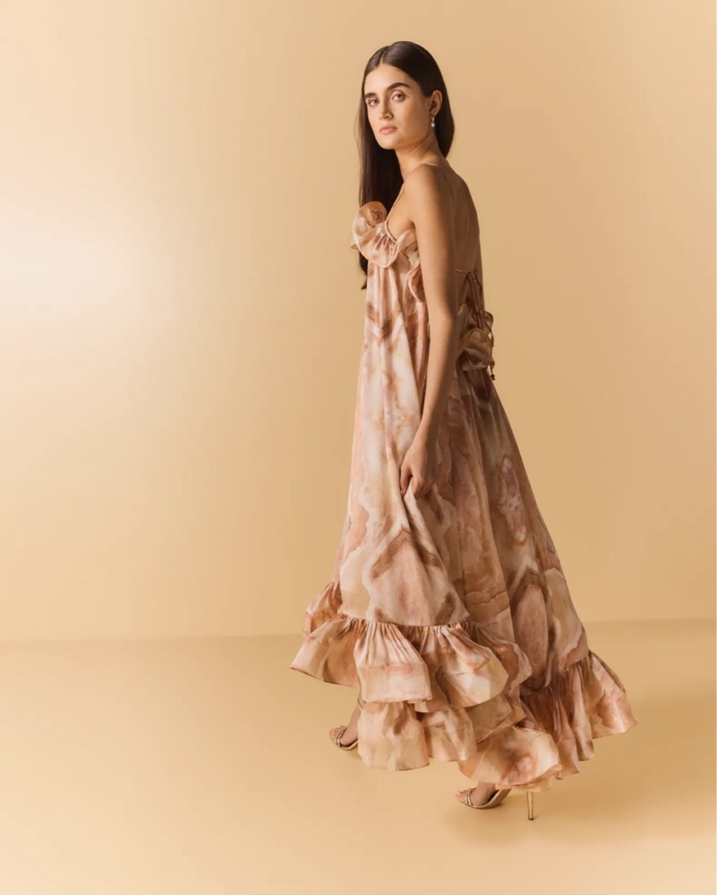 【Zimmermann】ILLUMINATE PLUNGE GOWN プランジ ガウン Zimmermann Zimmermann Runway Illuminate Plunge Gown