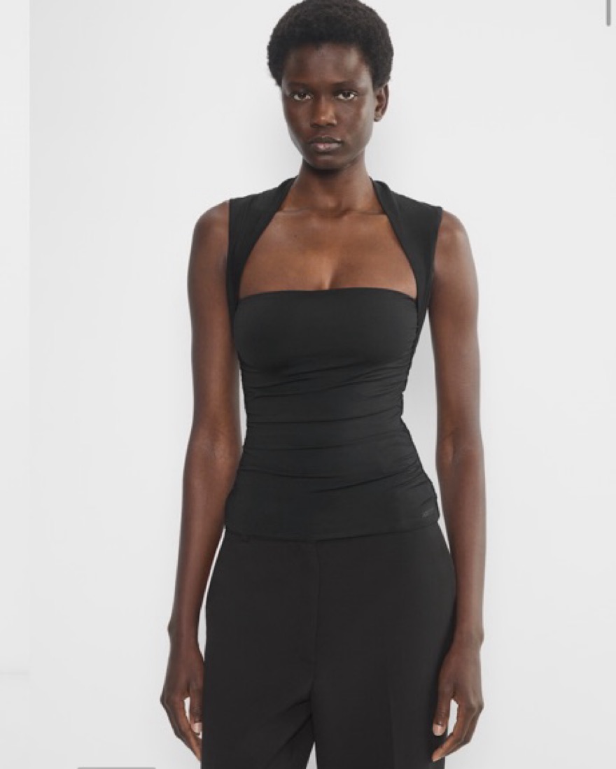 【人気完売】ARITZIA Contour Flourish Top 黒 Aritzia Black Contour Flourish top by Aritzia - Pickle