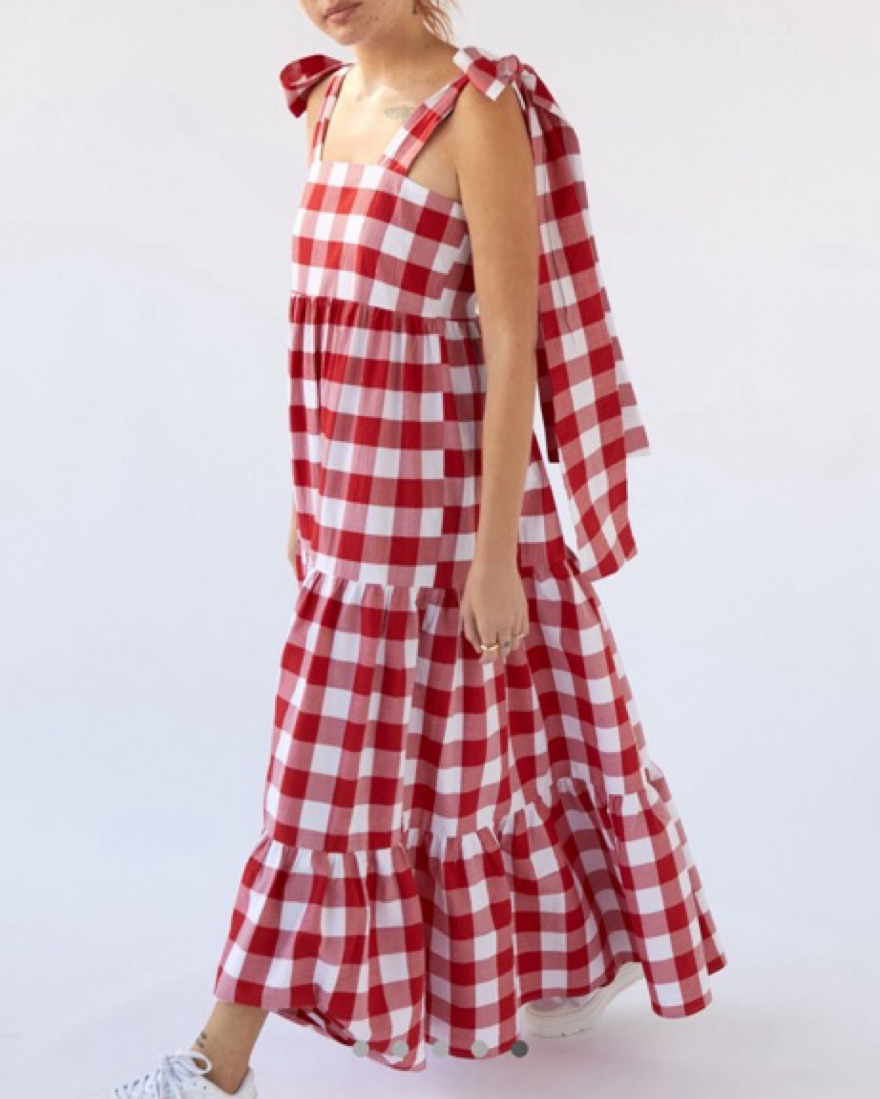 Sister Jane Combine Gingham Maxi Dress | Pickle