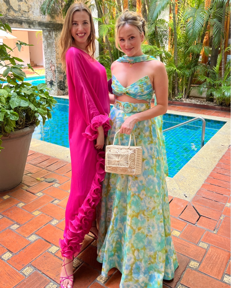Zimmermann Blue/ Green 2 Piece Gown by Zimmermann - Pickle