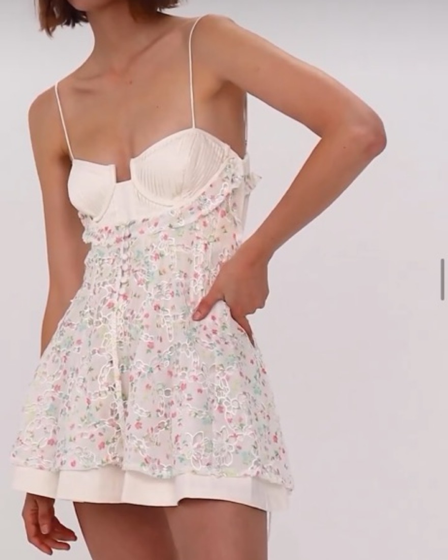 For Love And Lemons Lelani Mini Dress by For Love & Lemons - Pickle