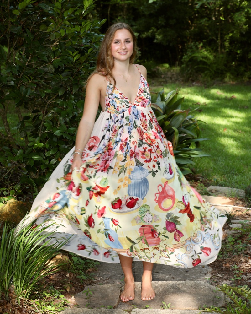 pink garden terrace maxi dress Garden Terrace Pink Maxi Dress  Karlee
