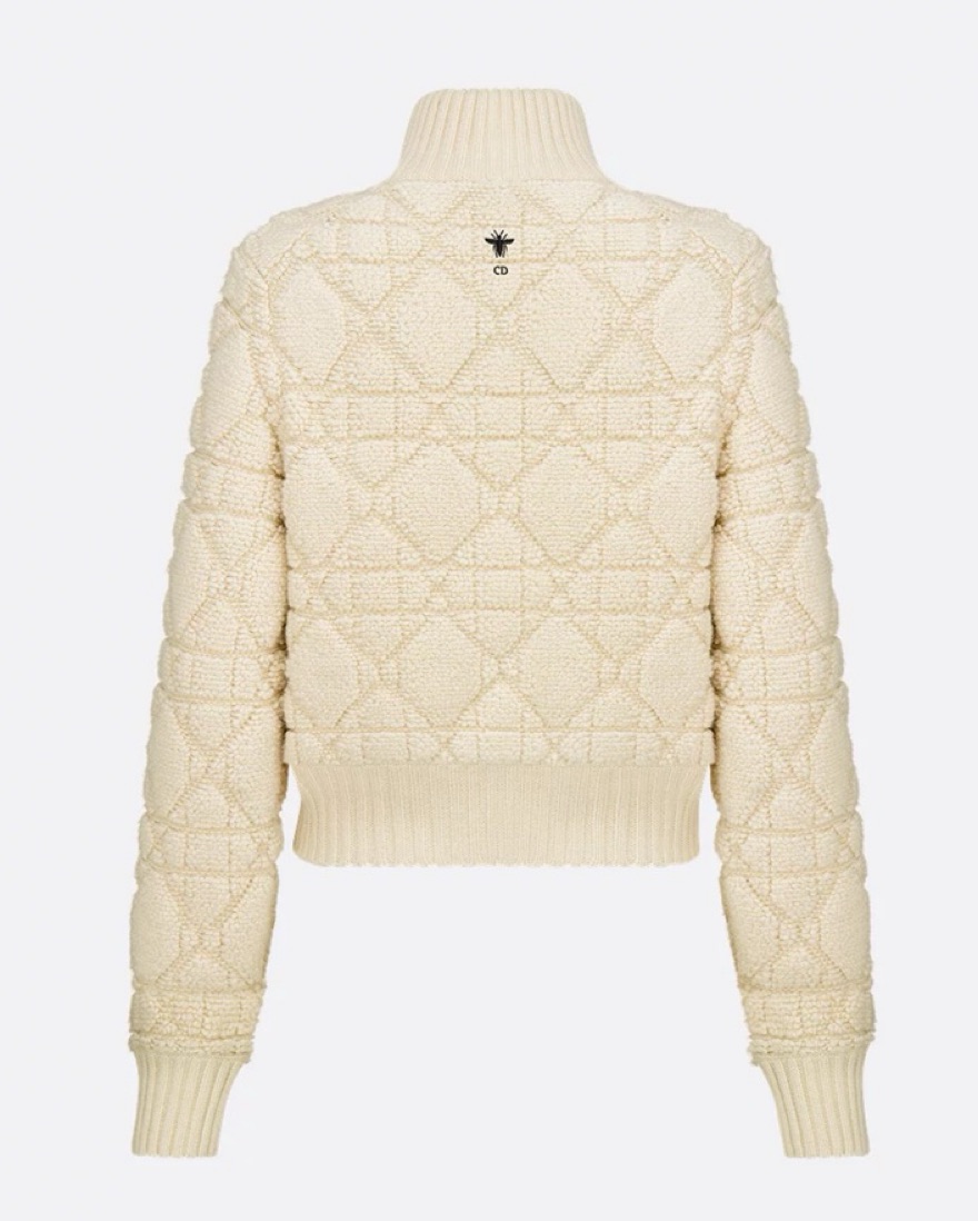 Dior Macrocannage Zipped Cardigan | Pickle